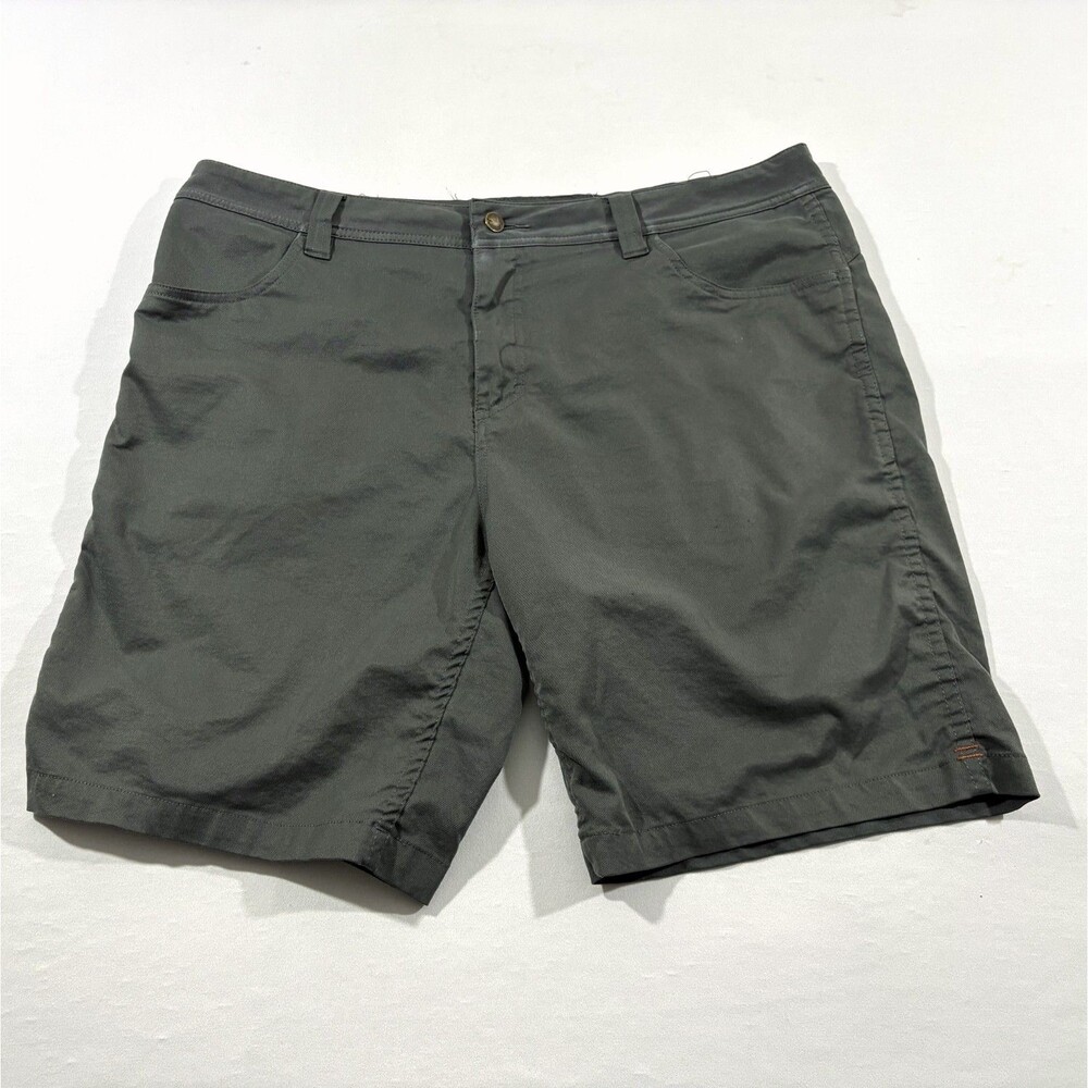 Toad&Co Shorts Mens Gray Poly Performance  Hiking Outdoor Pockets Chino Sz 38